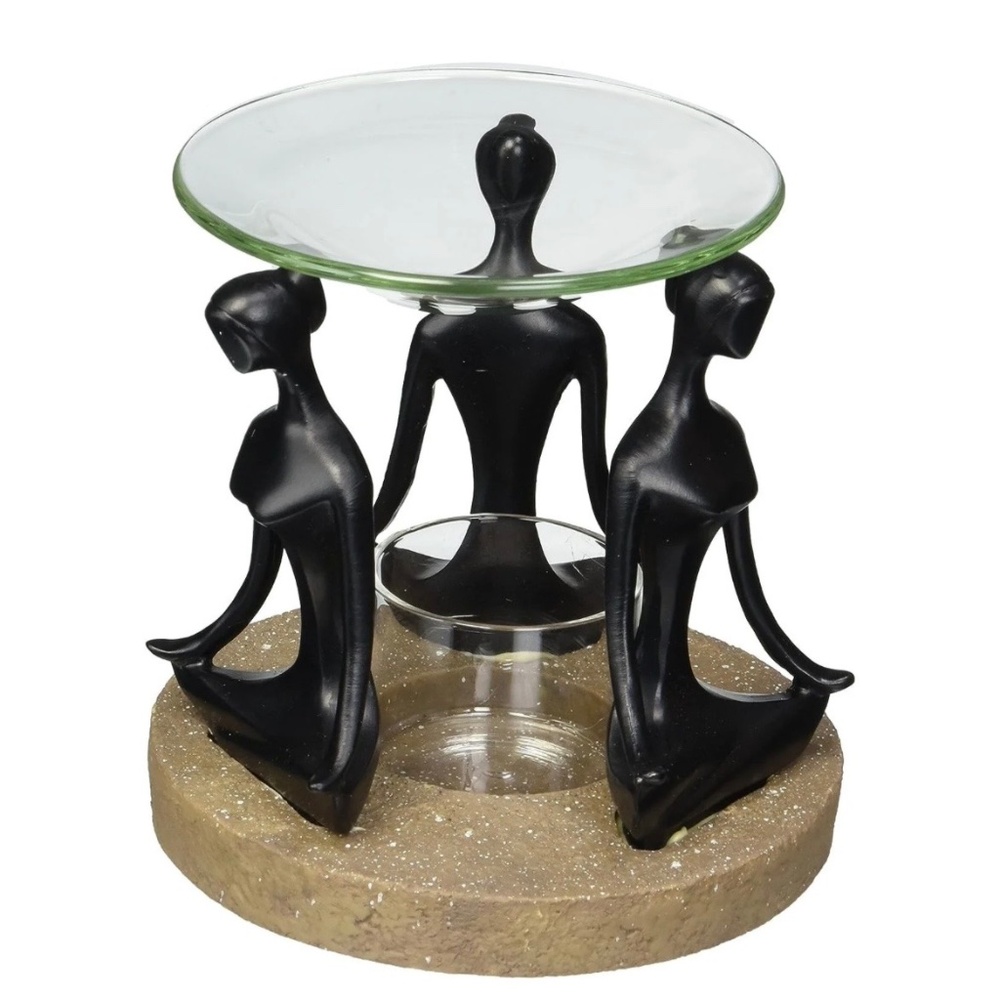 5" Namaste Yoga Triad Candle Oil Warmer